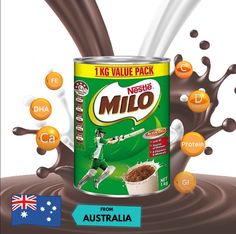 Thành phần dinh dưỡng sữa Milo Úc