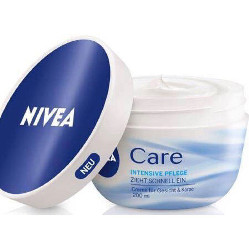 Kem dưỡng ẩm Nivea Care Intensive Pflege 200ml chống khô nứt