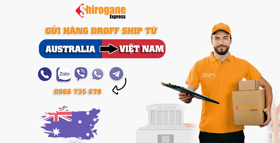 Dịch vụ Drop Ship hàng Úc về Việt Nam