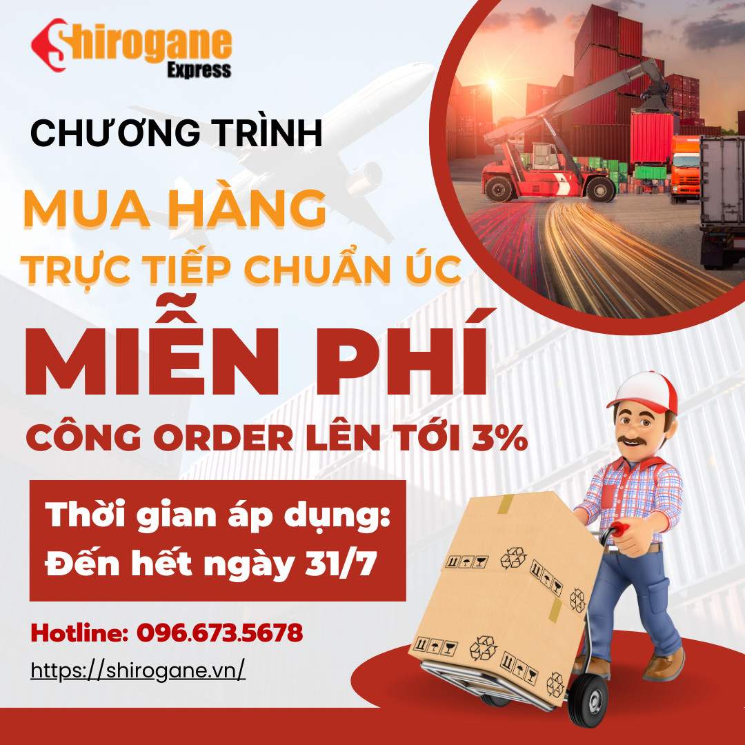 Kham Pha Chuong Trinh Mua Hang Truc Tiep Chuan Uc Cung Shirogane Express Mien Phi Cong Order Len Toi 1