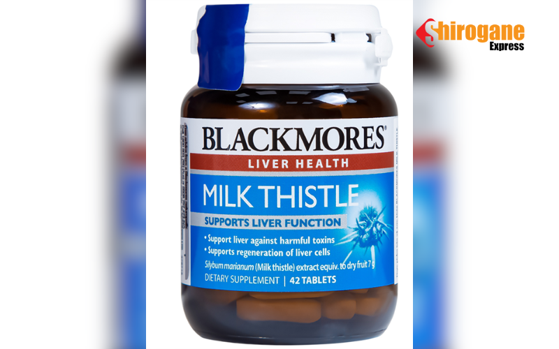 viên uống bổ gan blackmore milk thistle của úc 42 viên