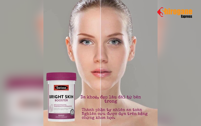 viên uống hỗ trợ trắng da Swisse Beauty Bright Skin 120